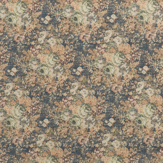 FD725-H10 BOHEMIAN TAPESTRY INDIGO MULBERRY UPHOLSTERY