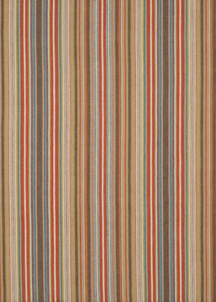 FD735-R43 TAPTON STRIPE TEAL/RUSSET MULBERRY Fabrics Drapery Upholstery
