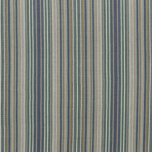FD735-R46 TAPTON STRIPE TEAL/INDIGO MULBERRY Fabrics Drapery Upholstery