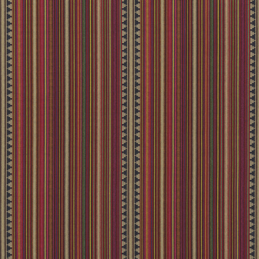 FD756-Y101 PAGEANT STRIPE MULTI MULBERRY UPHOLSTERY