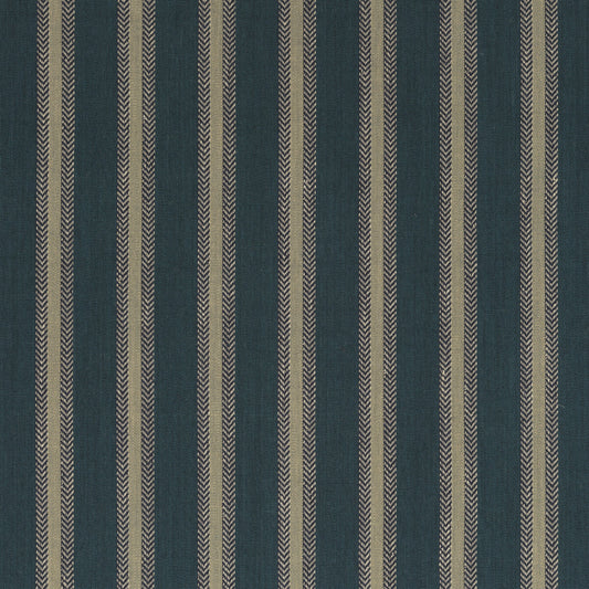FD760-R11 CHESTER STRIPE TEAL MULBERRY UPHOLSTERY