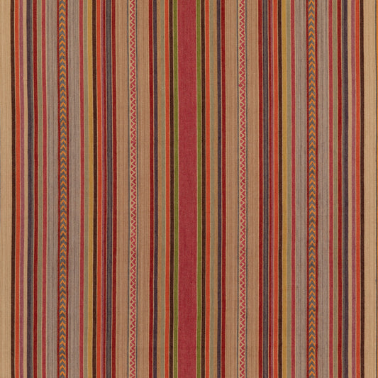FD783-Y101 ART STRIPE MULTI MULBERRY Fabrics Drapery Upholstery