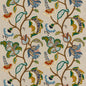 FD787-R122 MAXTON TEAL MULBERRY Fabrics Drapery Upholstery
