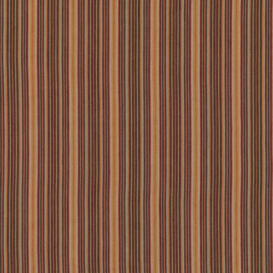 FD789-T30 FALCONER STRIPE SPICE MULBERRY Fabrics Drapery Upholstery