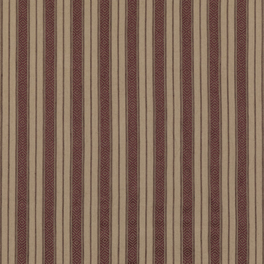 FD790-H113 COWDRAY STRIPE PLUM MULBERRY Fabrics Drapery Upholstery
