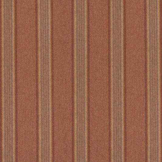 FD808-V55 MORAY STRIPE RUSSET MULBERRY UPHOLSTERY