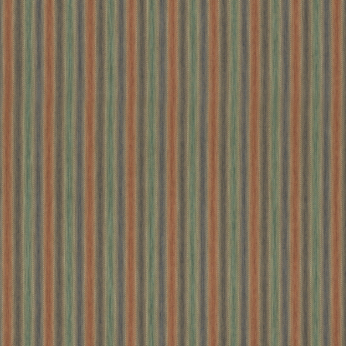 FD811-R50 SHEPTON STRIPE TEAL/SPICE MULBERRY UPHOLSTERY