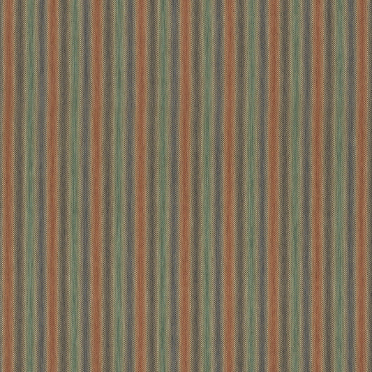 FD811-R50 SHEPTON STRIPE TEAL/SPICE MULBERRY UPHOLSTERY