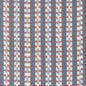 FD822-G103 WAYFARER STRIPE BLUE/RED MULBERRY Fabrics Drapery Upholstery