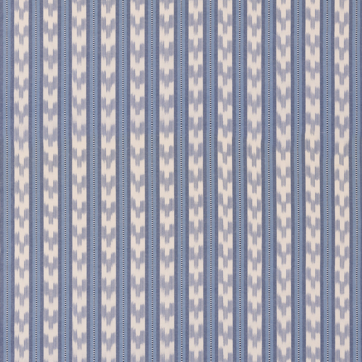 FD824-H101 CHART STRIPE BLUE MULBERRY Fabrics Drapery Upholstery