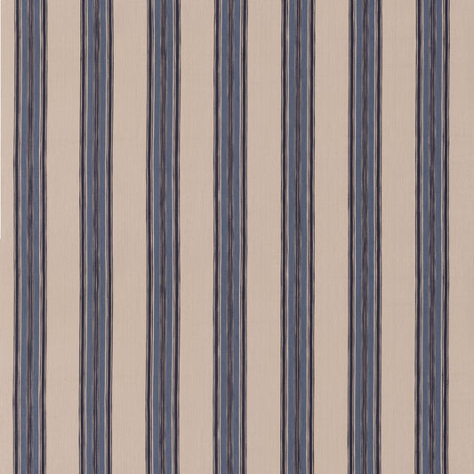FD829-H10 FALMOUTH STRIPE INDIGO MULBERRY Fabrics Drapery Upholstery