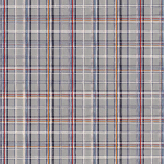 FD832-H101 OCEAN CHECK BLUE MULBERRY Fabrics Drapery Upholstery