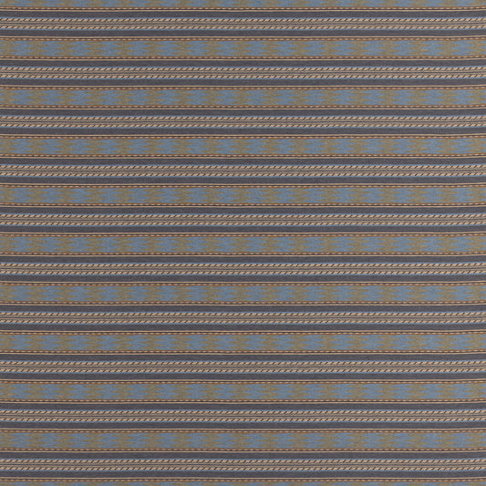 FD837-A44 INVERARAY CHARCOAL/BLUE MULBERRY Fabrics Drapery Upholstery