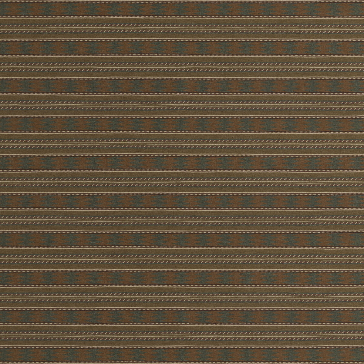 FD837-V173 INVERARAY RUSSET/GREEN MULBERRY Fabrics Drapery Upholstery