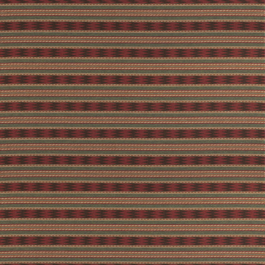FD837-V90 INVERARAY RED/GREEN MULBERRY Fabrics Drapery Upholstery