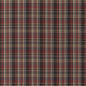 FD838-A44 LINDISFARNE PLAID CHARCOAL/RED MULBERRY Fabrics Drapery Upholstery
