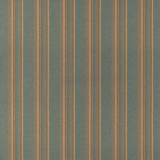 FD839-R11 LINDISFARNE STRIPE TEAL MULBERRY Fabrics Drapery Upholstery