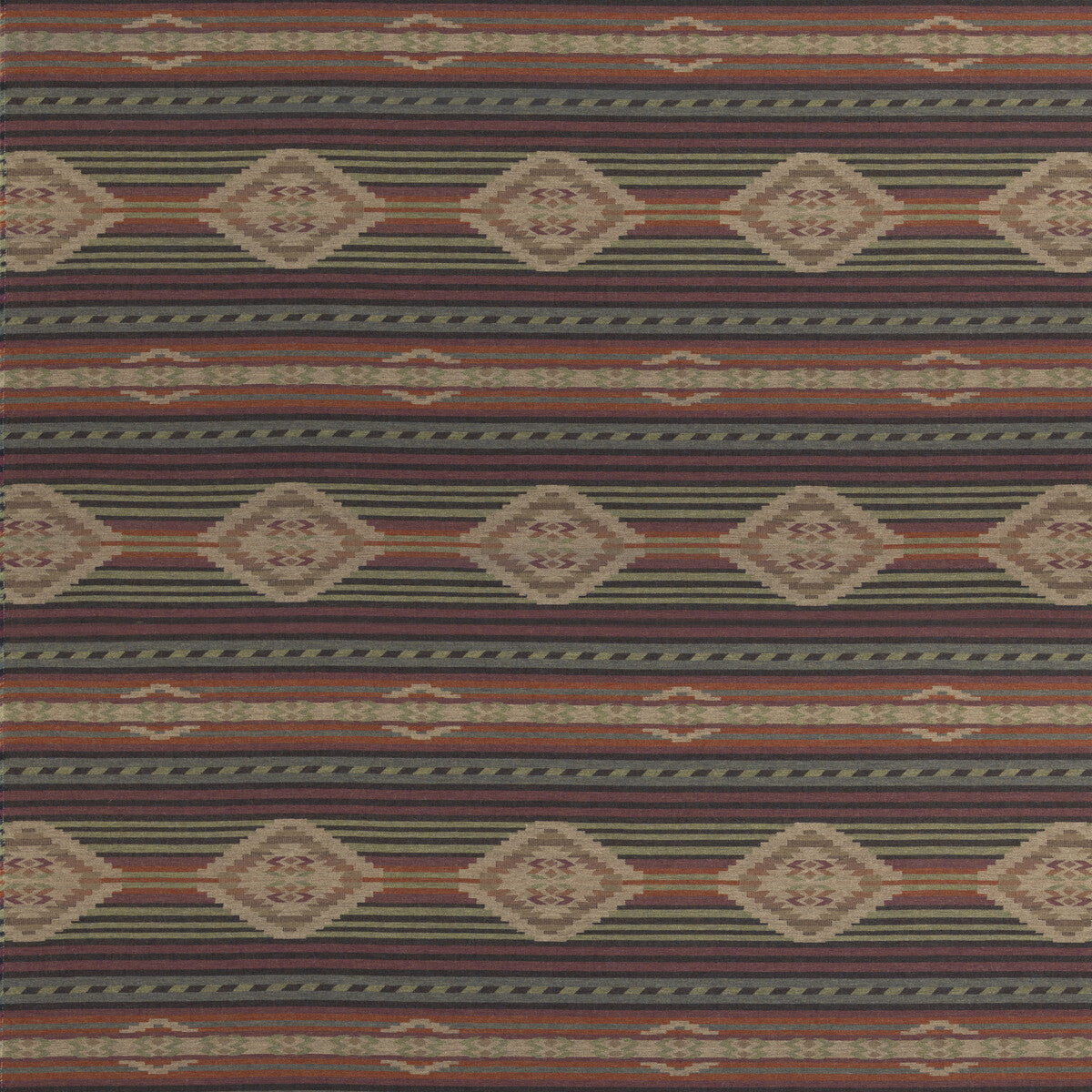 FD840-H58 HARLECH PLUM/GREEN MULBERRY Fabrics Drapery Upholstery