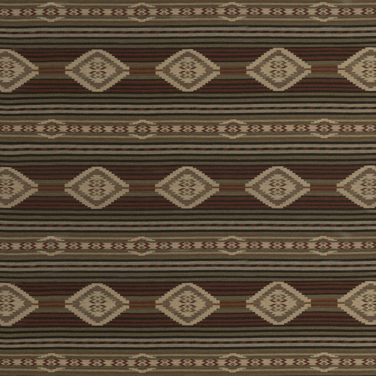 FD840-V117 HARLECH RED/SAGE MULBERRY Fabrics Drapery Upholstery