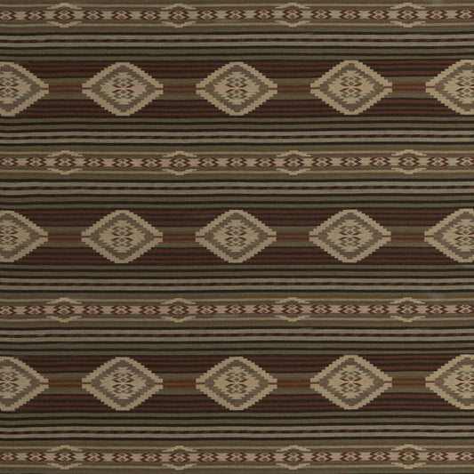 FD840-V117 HARLECH RED/SAGE MULBERRY Fabrics Drapery Upholstery