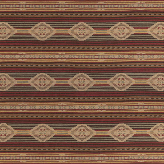 FD840-V169 HARLECH RED/LOVAT/SAND MULBERRY Fabrics Drapery Upholstery