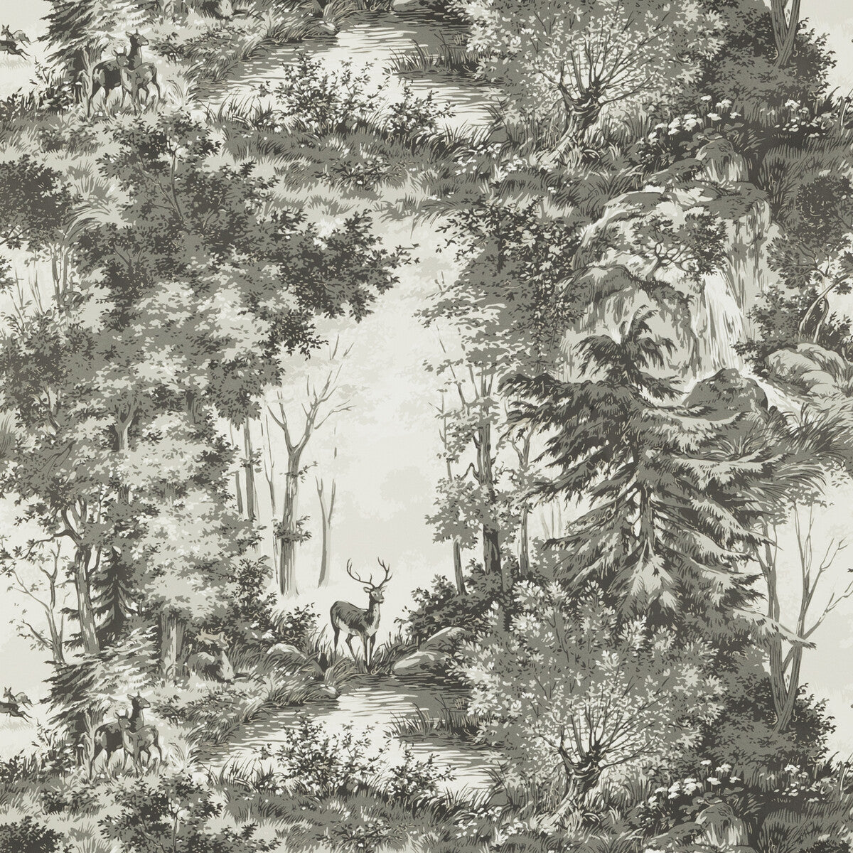 FG076-A15 TORRIDON WOODSMOKE MULBERRY Wallpaper