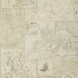 FG077-J107 BOHEMIAN TRAVELS PARCHMENT MULBERRY Wallpaper