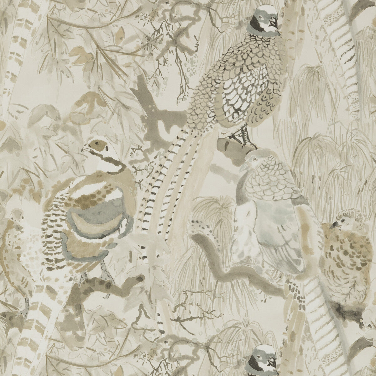 FG085-K102 GAME BIRDS STONE MULBERRY Wallpaper