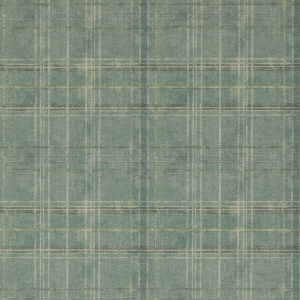 FG086-R11 SHETLAND PLAID TEAL MULBERRY Wallpaper