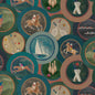 FG095-R11 SPORTING LIFE TEAL MULBERRY Wallpaper