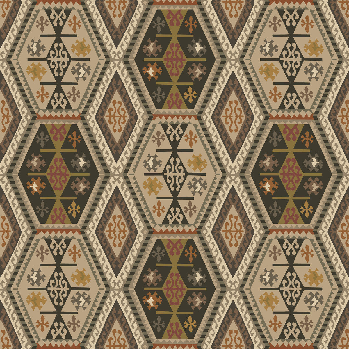 FG098-A15 BUCKLAND WOODSMOKE MULBERRY Wallpaper