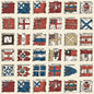 FG099-V110 NAVAL ENSIGNS RED/BLUE MULBERRY Wallpaper