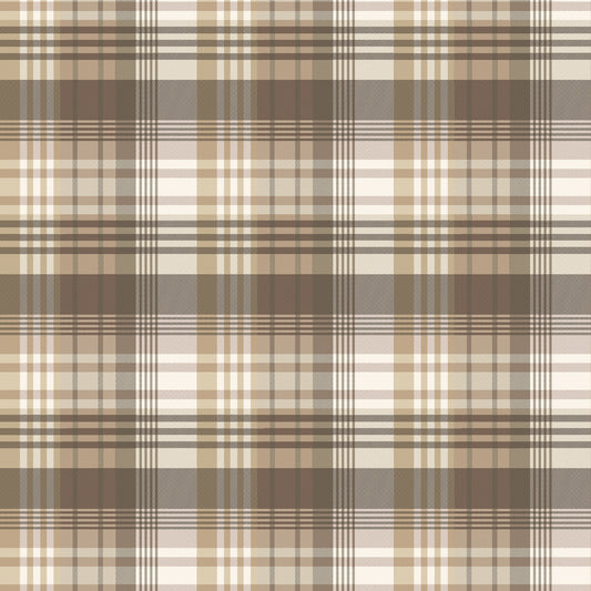 FG100-A15 MULBERRY ANCIENT TARTAN WOODSMOKE MULBERRY Wallpaper