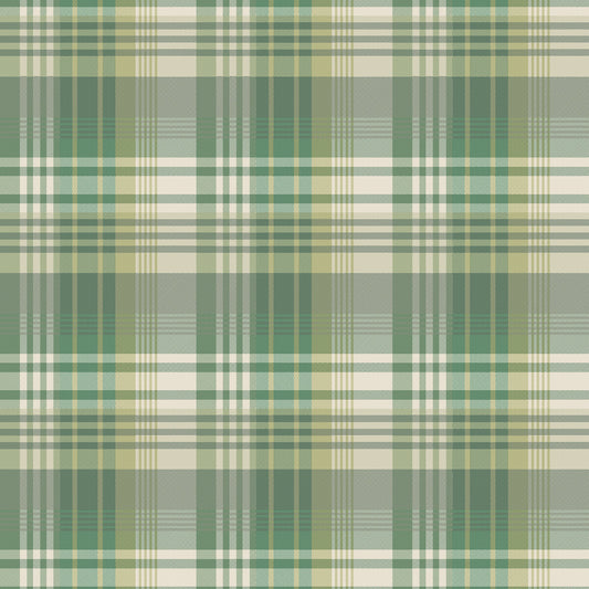 FG100-S16 MULBERRY ANCIENT TARTAN EMERALD MULBERRY Wallpaper