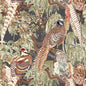FG101-A101 GAME BIRDS CHARCOAL MULBERRY Wallpaper