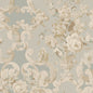 FG103-R104 FLORAL ROCOCO AQUA MULBERRY Wallpaper