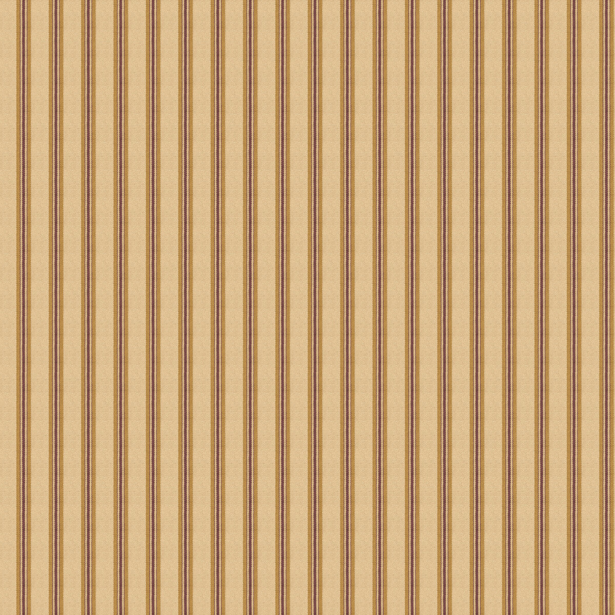 FG109-T128 SOMERTON STRIPE OCHRE MULBERRY Wallpaper