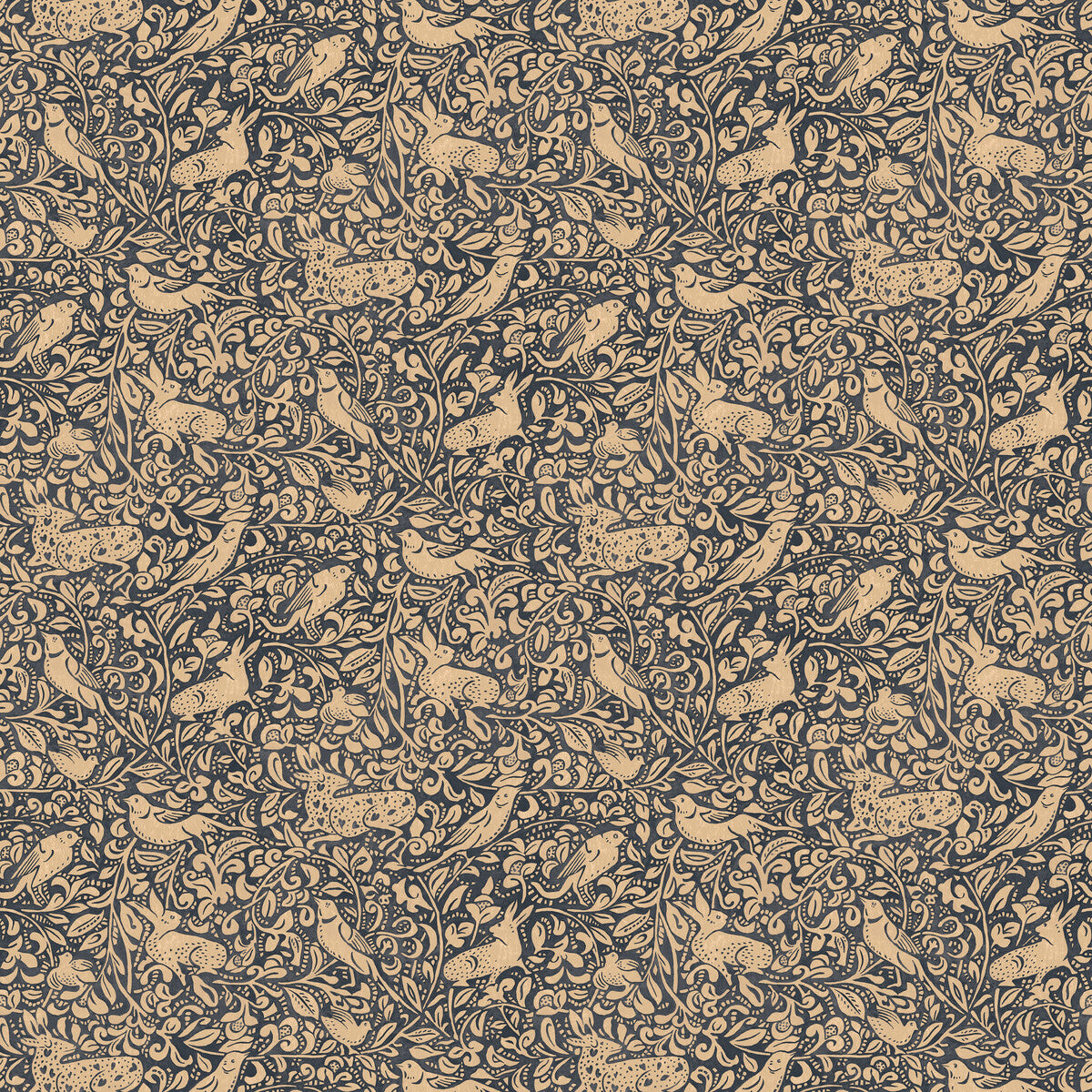 FG110-H10 HEDGEROW INDIGO MULBERRY Wallpaper