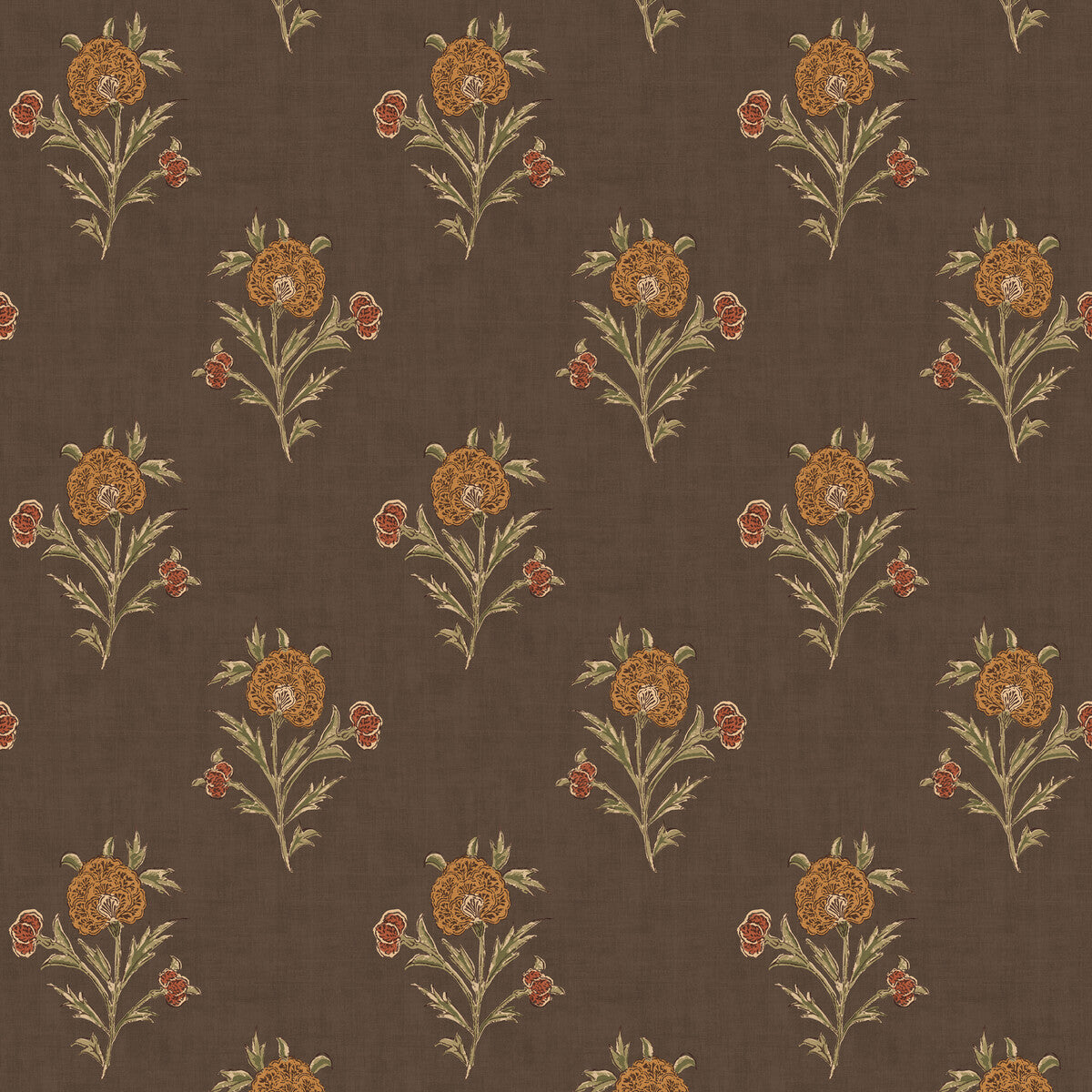 FG111-K74 SOMERTON ESPRESSO MULBERRY Wallpaper