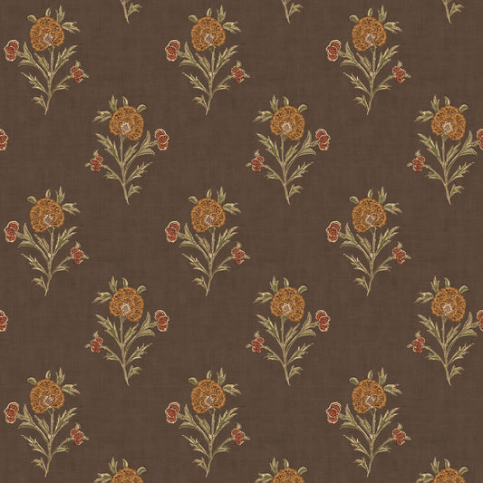 FG111-K74 SOMERTON ESPRESSO MULBERRY Wallpaper