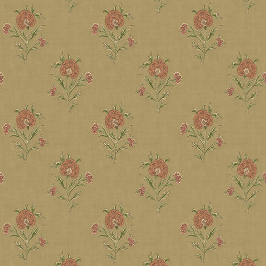 FG111-R107 SOMERTON MOSS MULBERRY Wallpaper