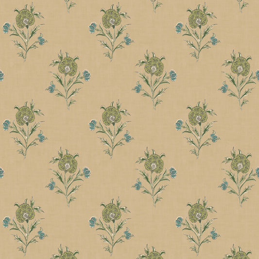 FG111-S16 SOMERTON EMERALD MULBERRY Wallpaper