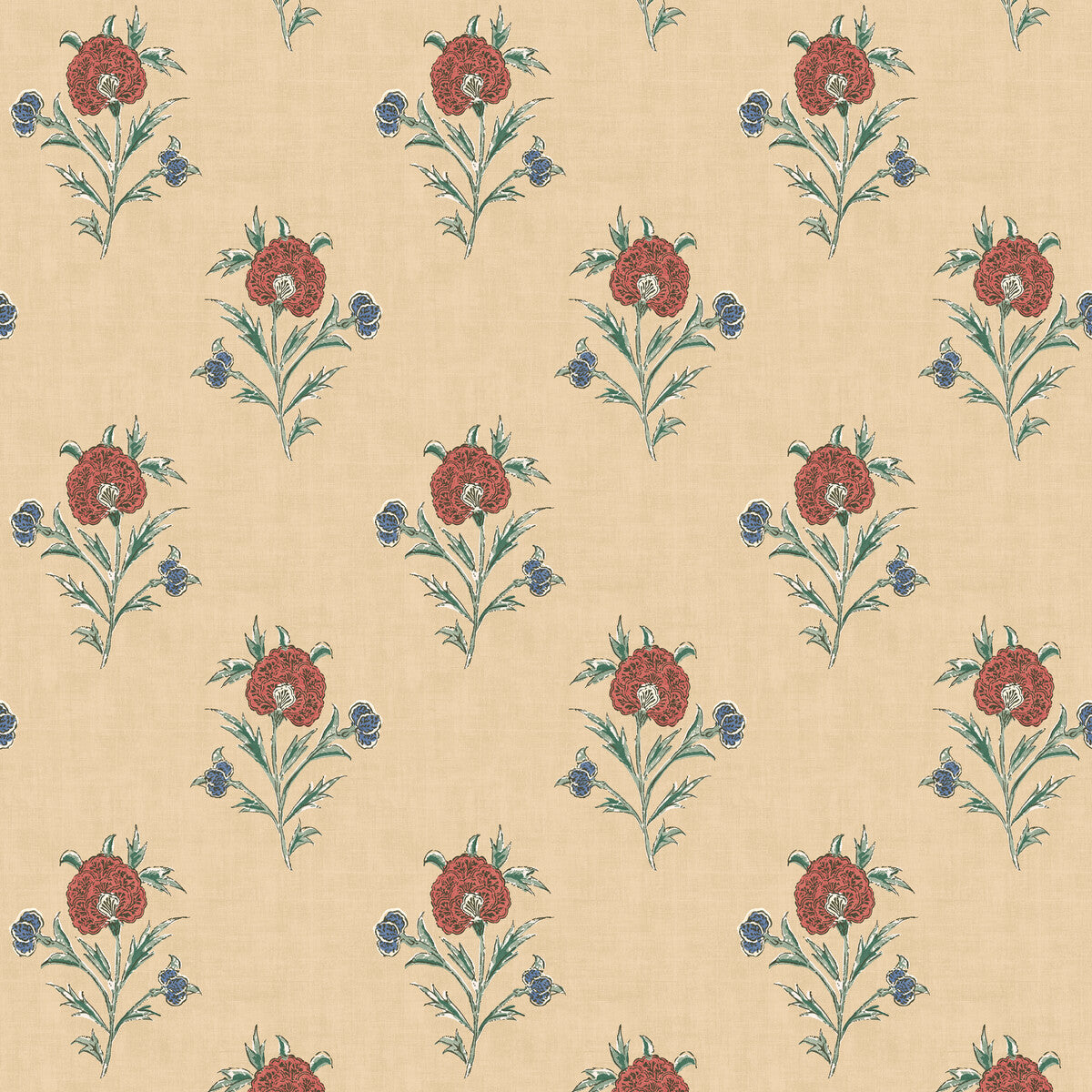 FG111-V117 SOMERTON RED/GREEN MULBERRY Wallpaper