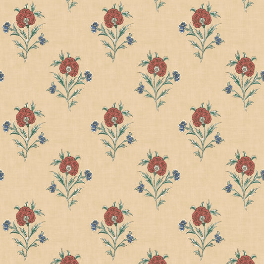FG111-V117 SOMERTON RED/GREEN MULBERRY Wallpaper