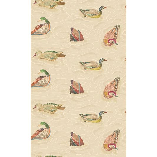 FG122-T46 DUCK POND JEWEL MULBERRY Wallpaper