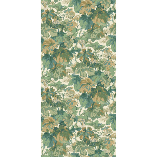 FG123-S16 COUNTRY WALK EMERALD MULBERRY Wallpaper