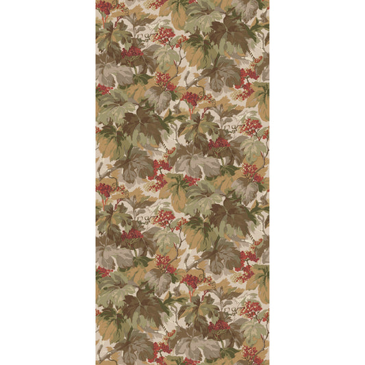 FG123-V90 COUNTRY WALK RED/GREEN MULBERRY Wallpaper
