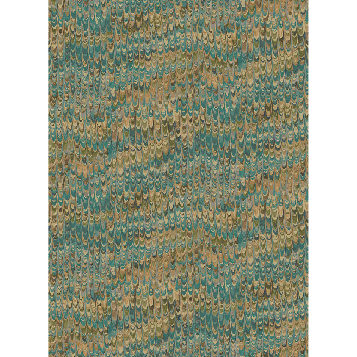 FG126-R11 END PAPER TEAL MULBERRY Wallpaper