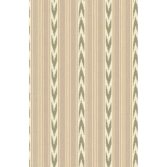 FG127-R106 NEWPORT STRIPE LOVAT MULBERRY Wallpaper