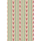 FG127-V90 NEWPORT STRIPE RED/GREEN MULBERRY Wallpaper